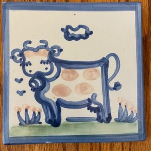 M.A. Hadley pottery tile